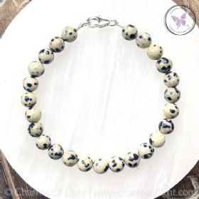 Classical Dalmation Jasper Healing Bracelet